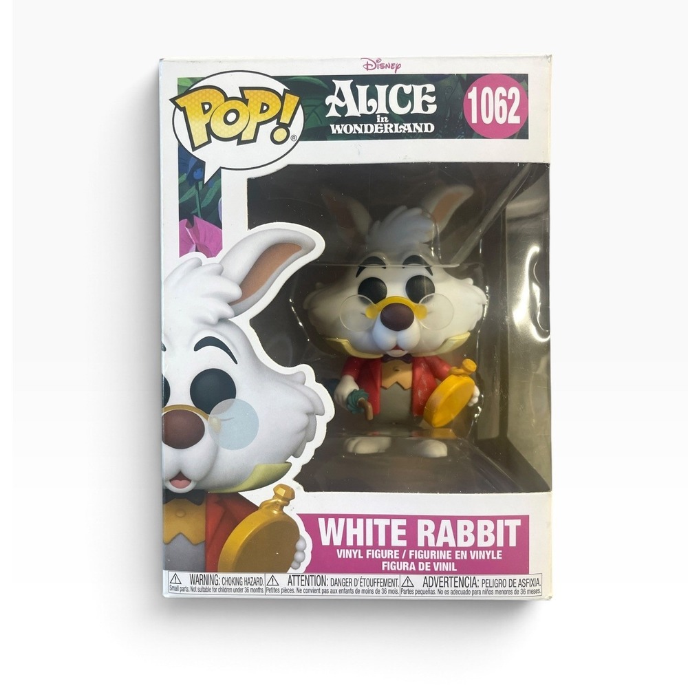 Funko Pop! White Rabbit Alice in Wonderland 1062 Vinyl Figure Disney White